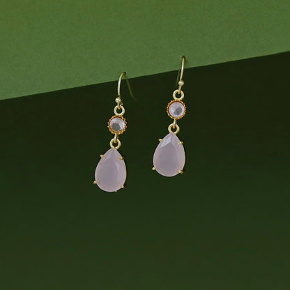 Golden Glossy Stone Drop